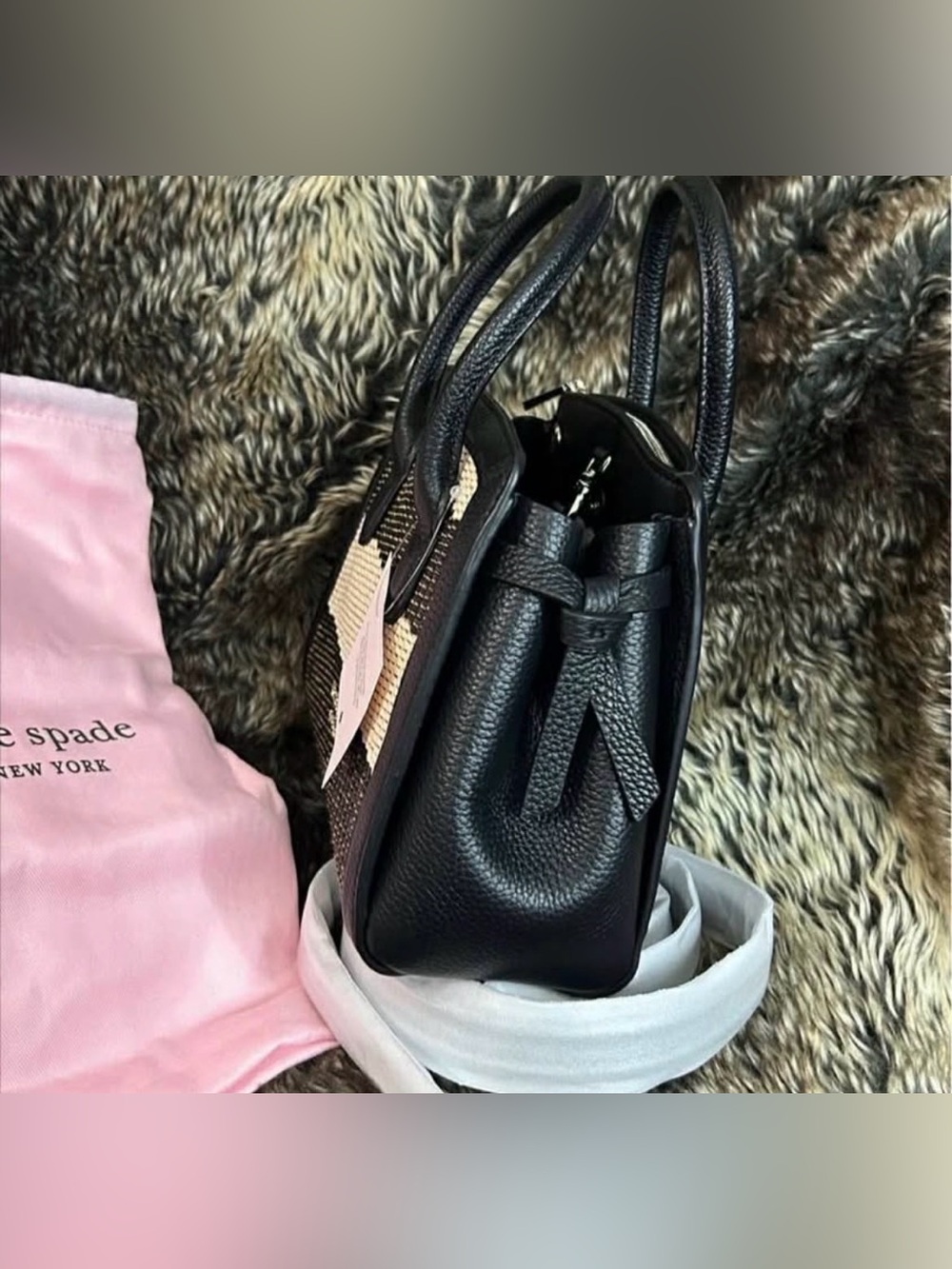 Kate Spade Woven Mini Crossbody Bag - Picture 4 of 9
